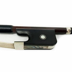 Double Bass Bow, French Grip with Silver, Brazil by J. Oliveira
