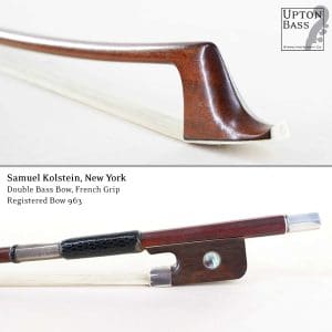 Samuel Kolstein Double Bass Bow, French Grip