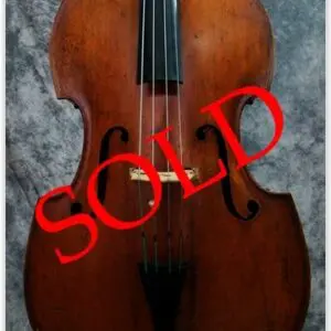 SOLD: John Juzek Prague Double Bass 1930