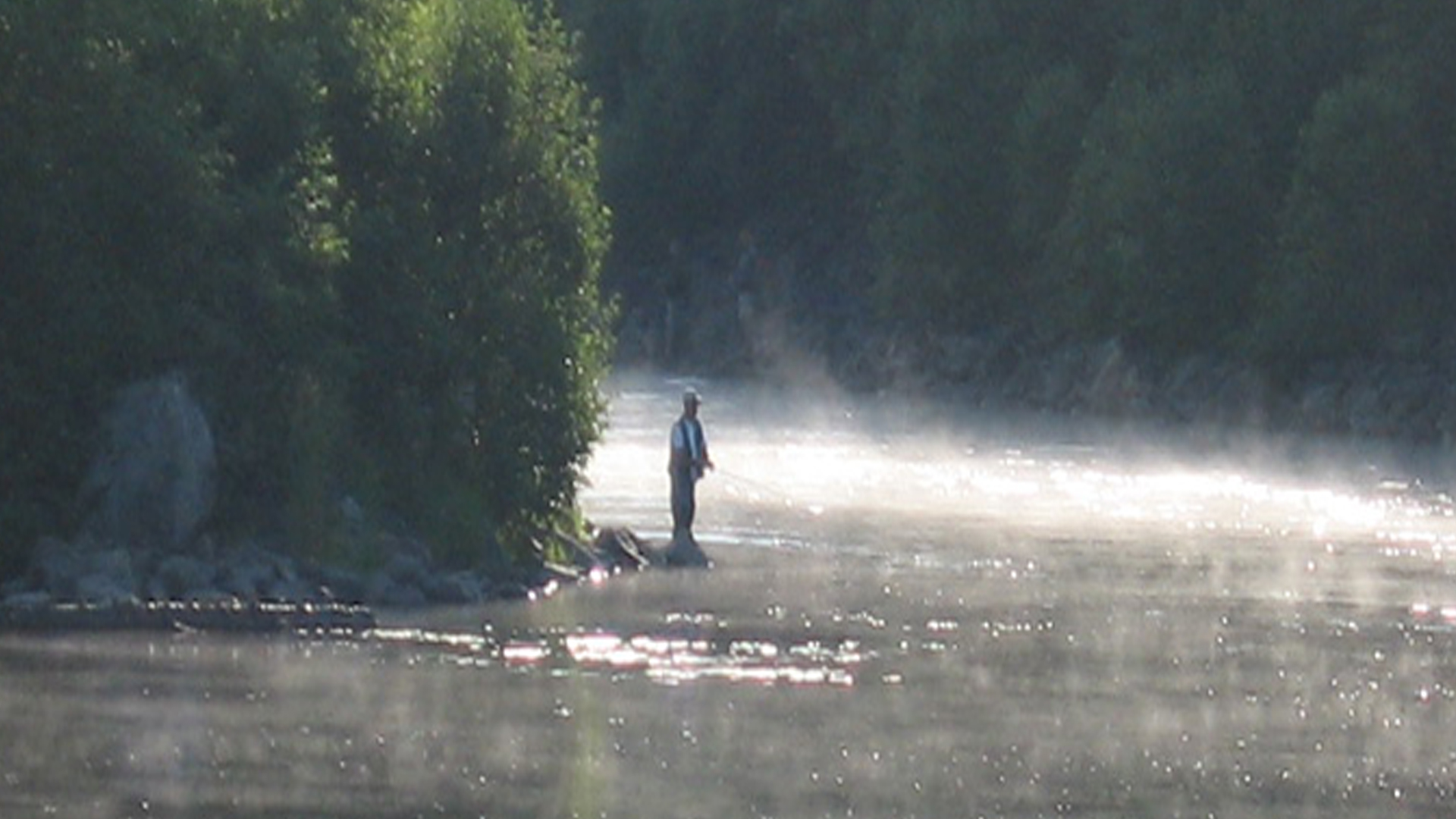 A Fisherman on Umbagog Lake