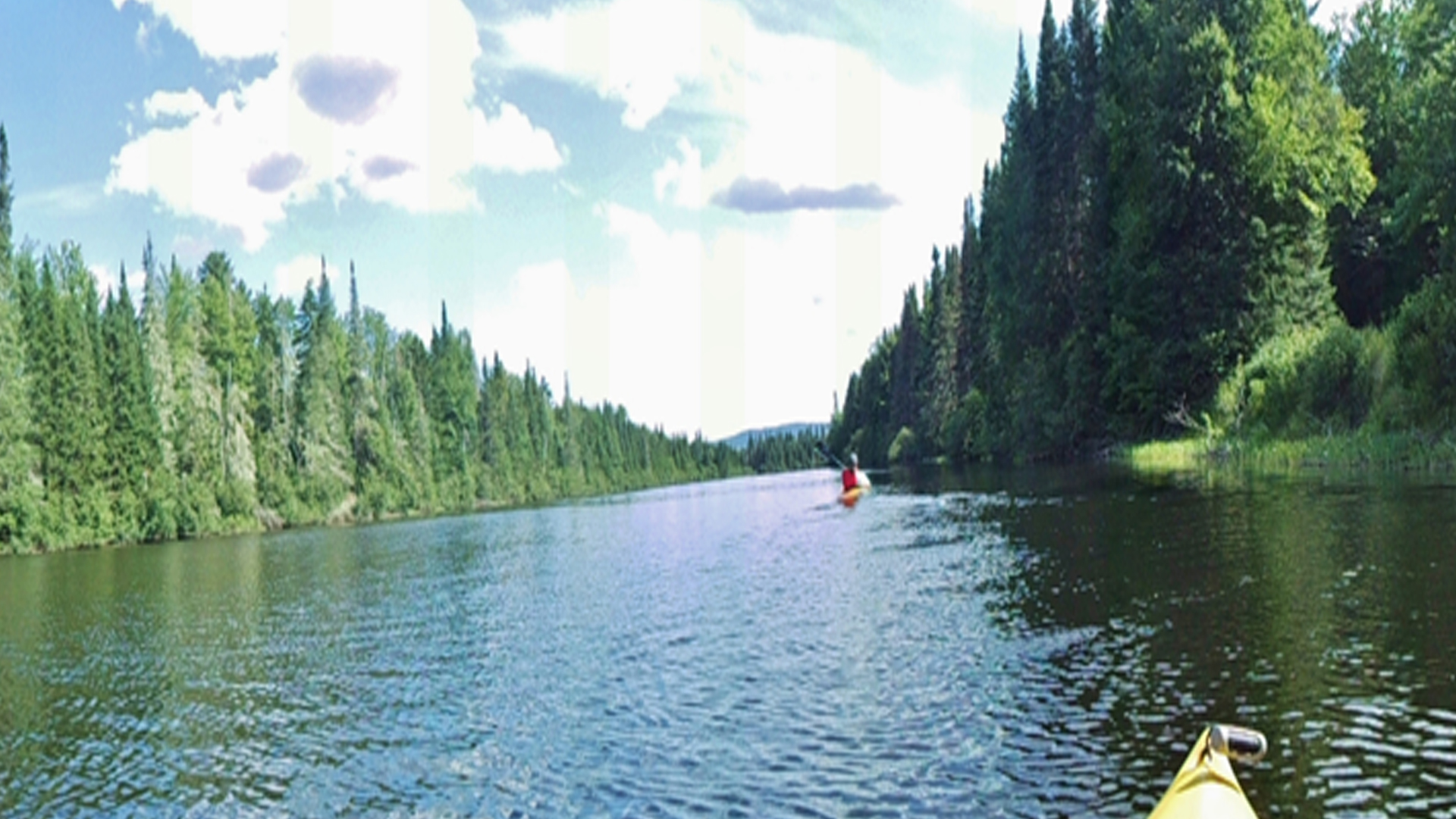 Kayaks on the Water